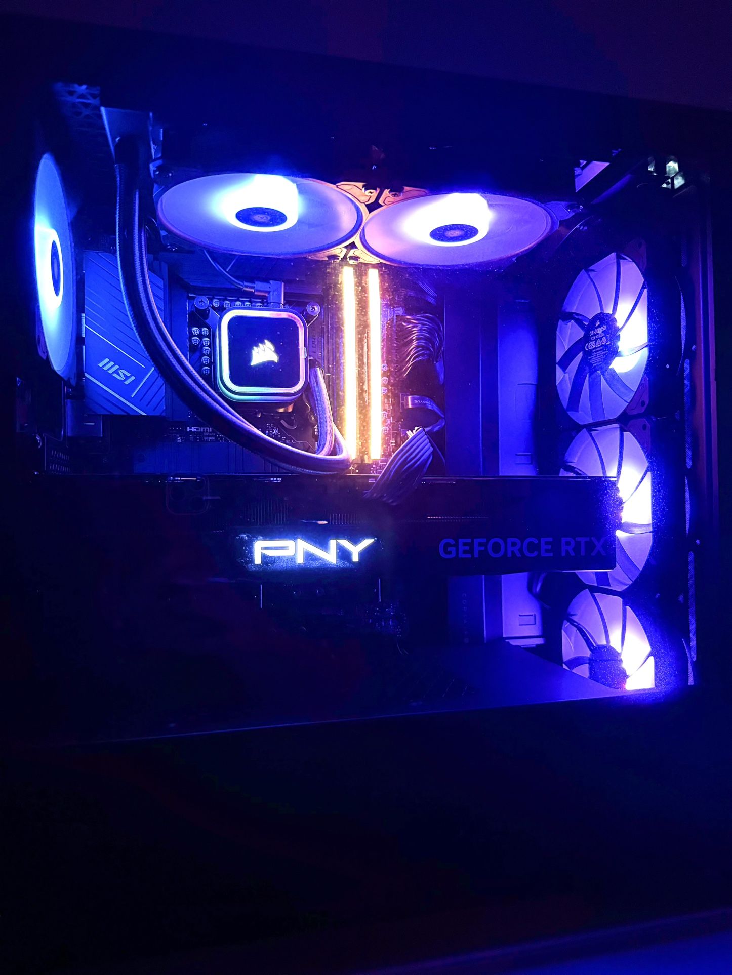 Corsair Liquid-Cooled Gaming PC — i9-14900KF / RTX 4070 Super / 64GB DDR5 / 2TB SSD / 1000W PSU