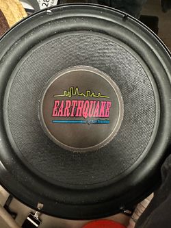 Earthquakes subwoofer
