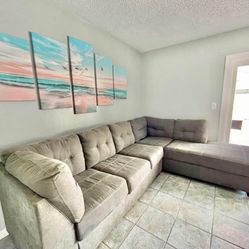 L-shaped couches
