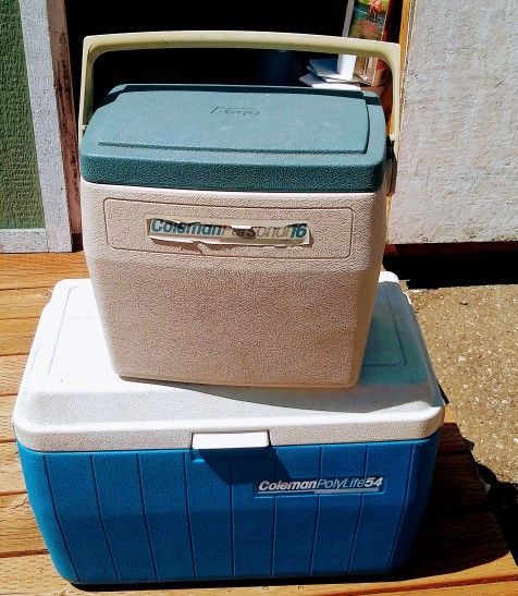 2 Coleman Coolers