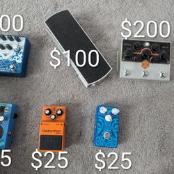 Various Guitar Pedals
