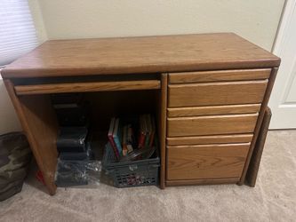 Wood desk