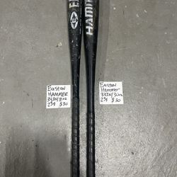2 Hammer baseball bats