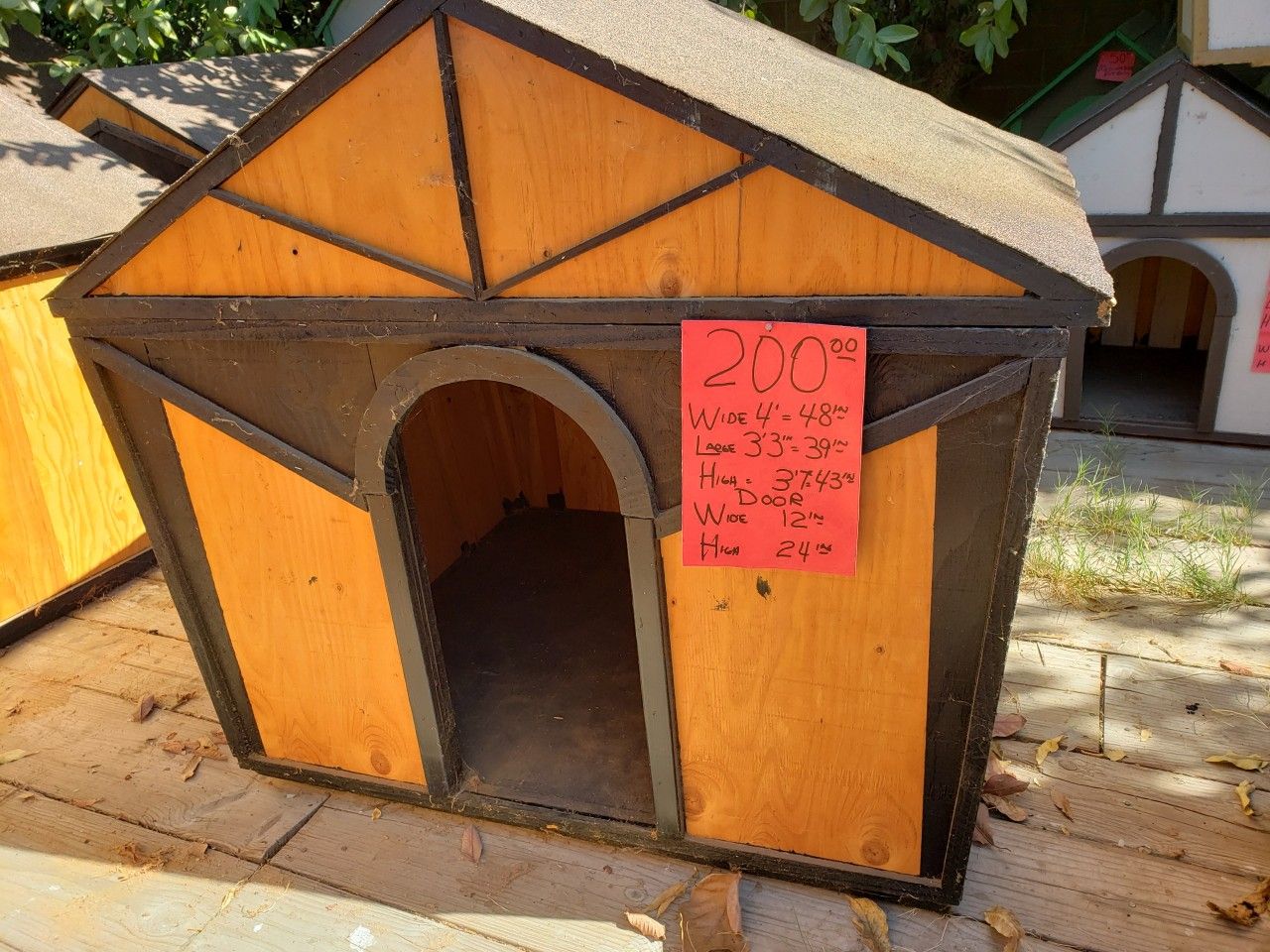 black dog house for sale $200