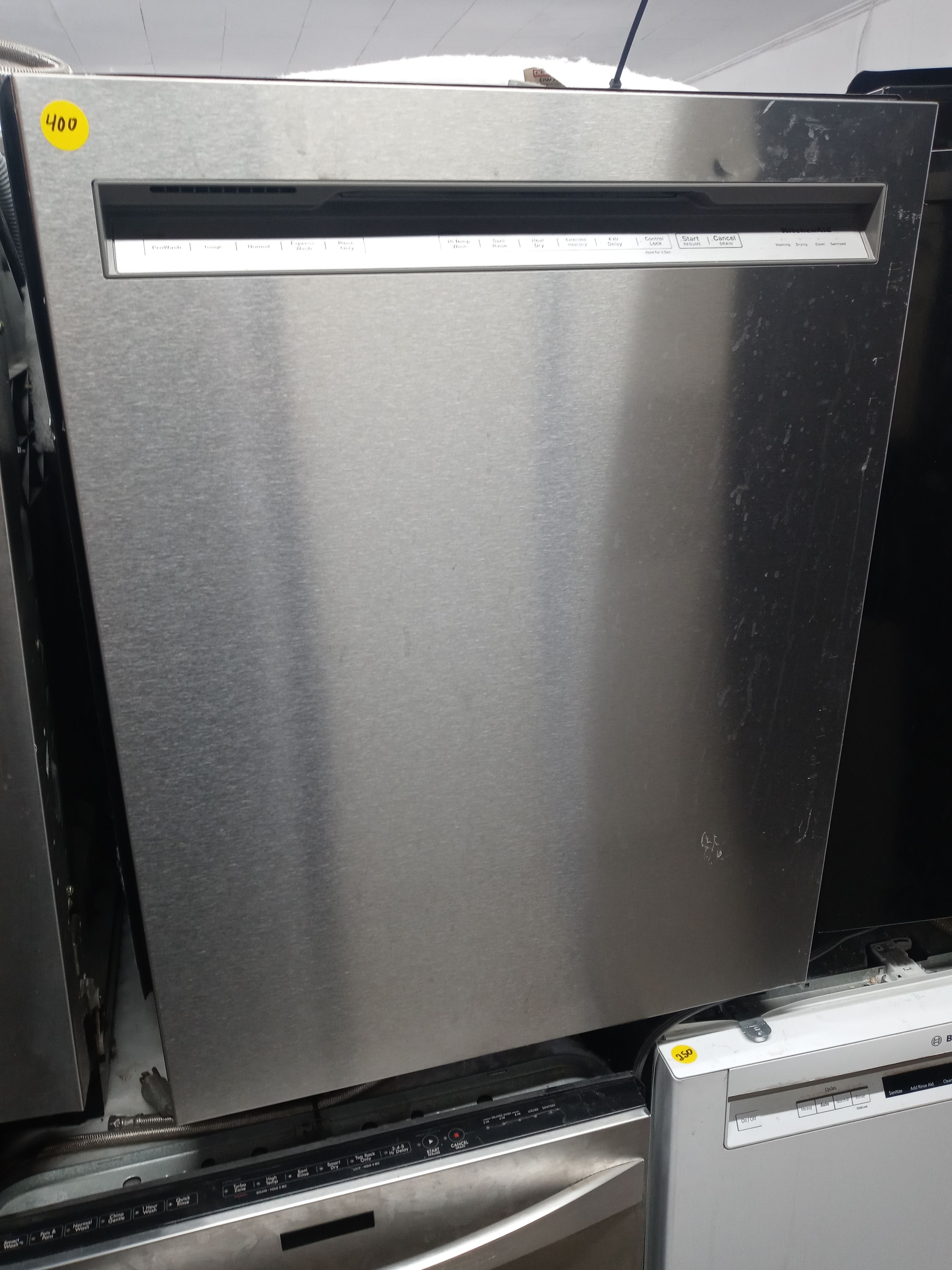 KitchenAid stainless steel dishwasher with stainless tub - Free delivery