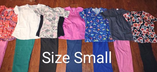  Women's Scrubs Size Small Bundle