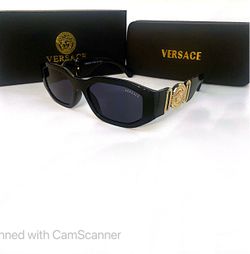 New VE Glasses Geometric  Medusa Black