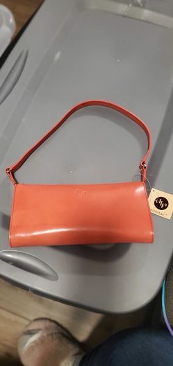 Designer Monsac Leather Shoulder Bag 