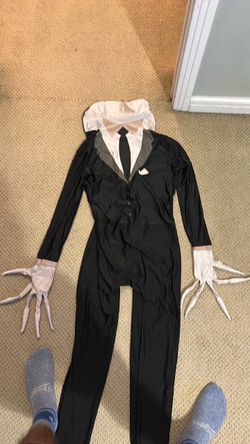 Slender Man Halloween Costume with Gloves