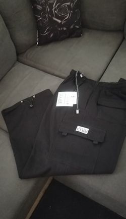 NEW BLACK PRO CLUB SWEATS 4X
