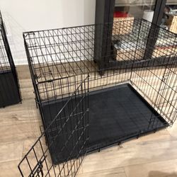 2 Dog Crates With Covers