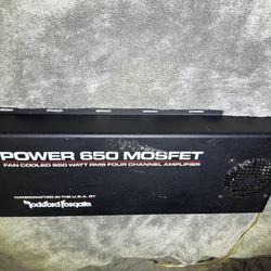 Rockford Fosgate Power 650 Amplifier