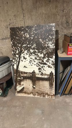 Big photo with a little water damage