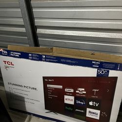 50” TCL 4k Smart Tv