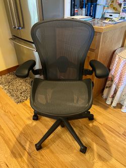 Herman Miller Aeron Chair Remastered Fully Loaded Size B Medium