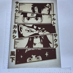 Iron On Heat Transfer  Good For T-shirts Sweaters Jackets T Shirt Design Size Is About 14x10  Naruto  #225