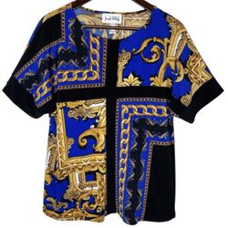 Joseph Ribkoff Women’s Jersey Knit Short Sleeve Top Size 6