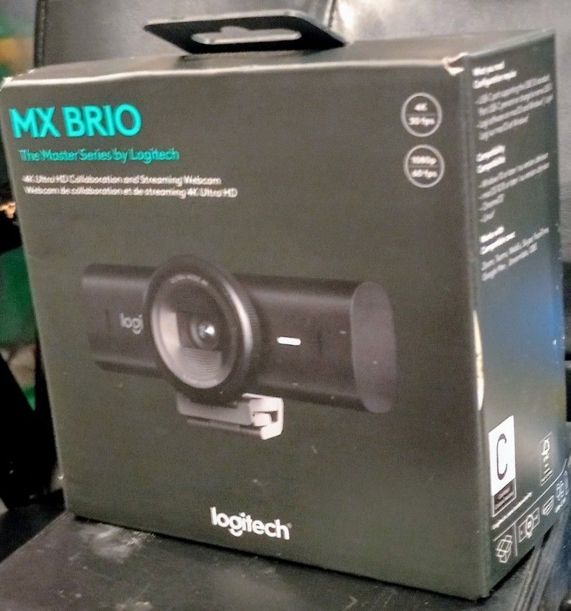 MX BRIO *Brand New Sealed In Box* 4k Webcam