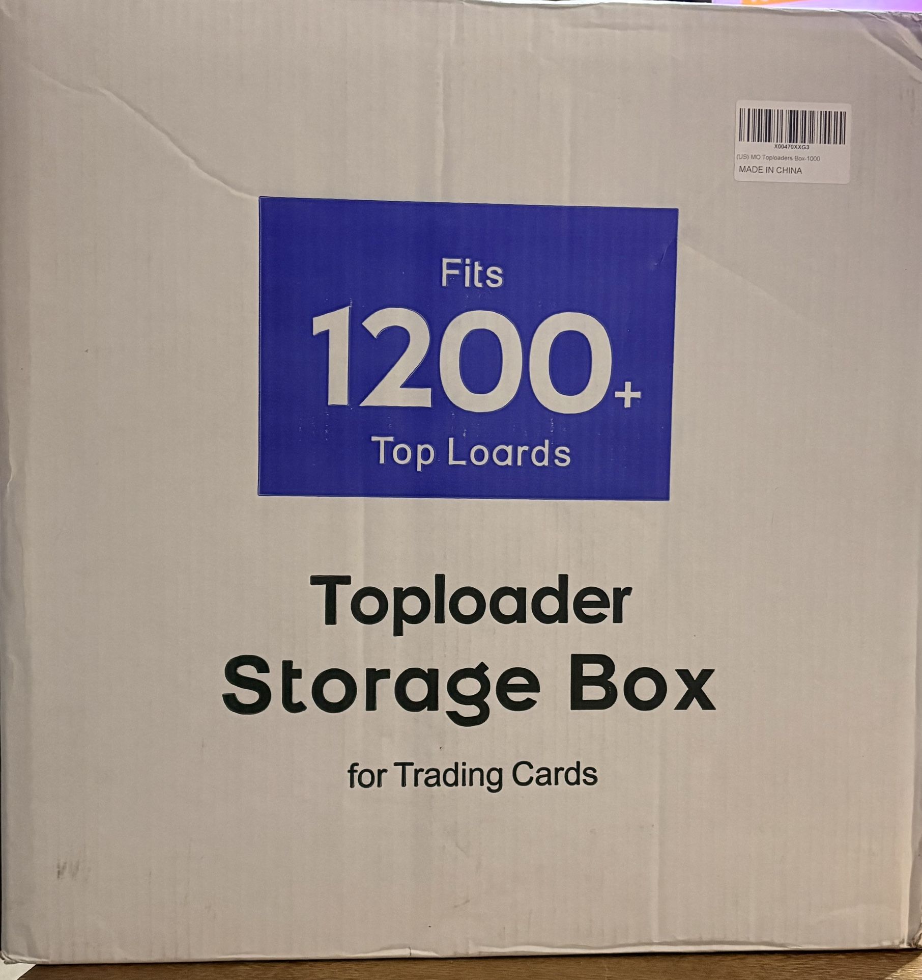 Toploader Storage Box for Trading Cards