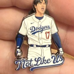 Dodgers Back To Back World Series Champions UV Enamel Hat Pins. Ohtani Mookie Edman. Very Detailed And High Quality Pin