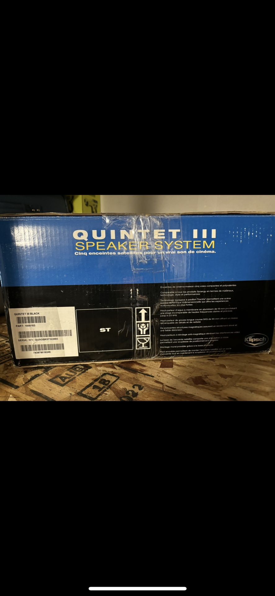 Klipsch Quintet III Surround Sound With Subwoofer
