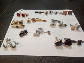 Cufflinks Most With Tie Pin/clip