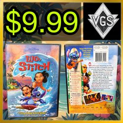 *CLASSIC* Lilo & Stitch DVD (Disney Animated Film) 2002