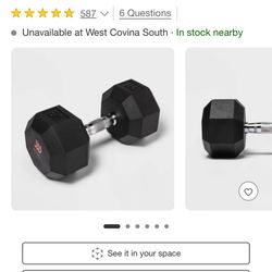 50 Lb Dumbbell  