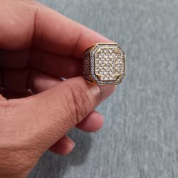 New 18k Plated Micro Pave Ring!!!