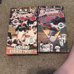 Atlanta Braves 1991 And 1992 VHS