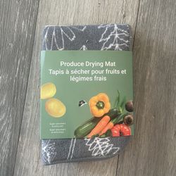 Grey produce drying mat #kitchen #cooking 