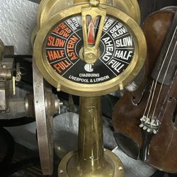 Antique Ship Control  Lamp 