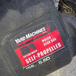 Yard Machines Self-Propelled Lawn Mower