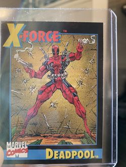 Deadpool Card Mint Condition 