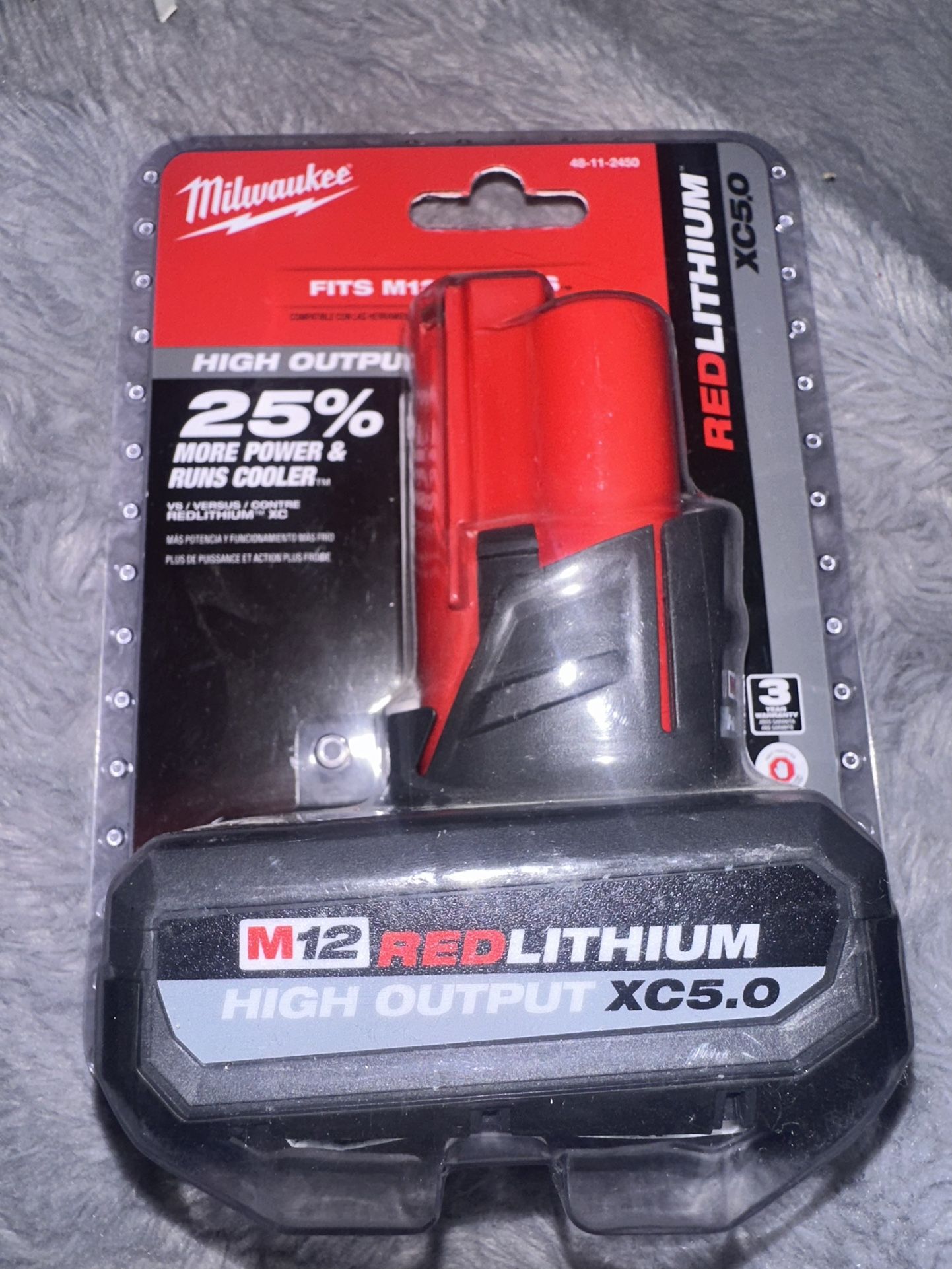 Milwaukee 5.0 Battery M12