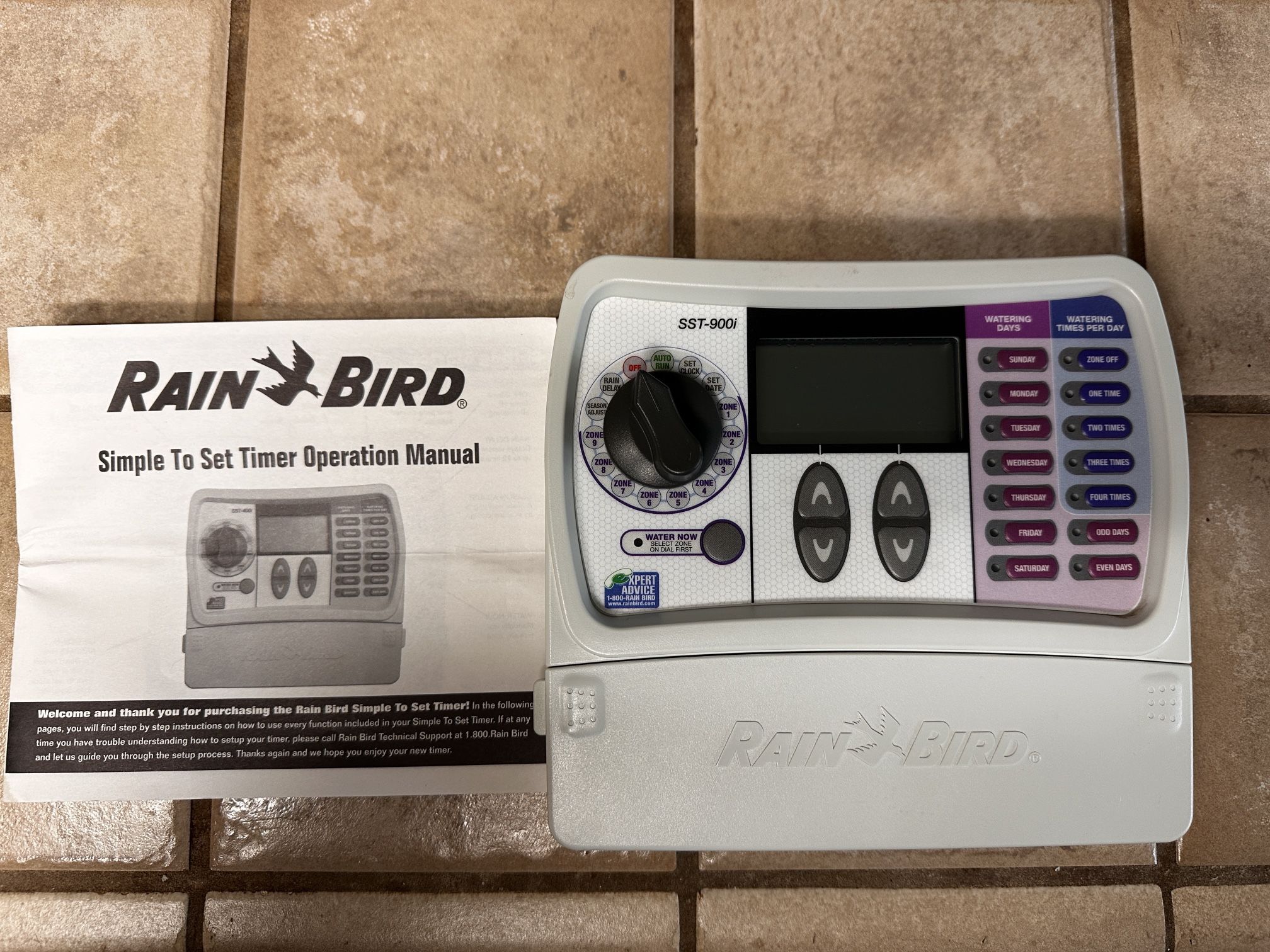 Rain Bird SST- 900i - Irrigation/Sprinkler Timer, 9 Zone, 7 Day