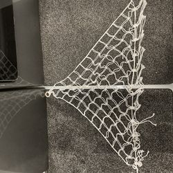 Knotted Hanging Plush Net Kid Decor Fringe Edge Creme