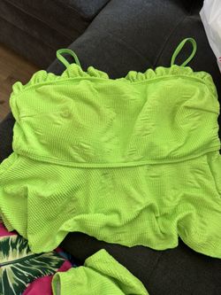 2 Neon Swimsuits 