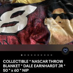 Collectible NASCAR Throw Blanket . New