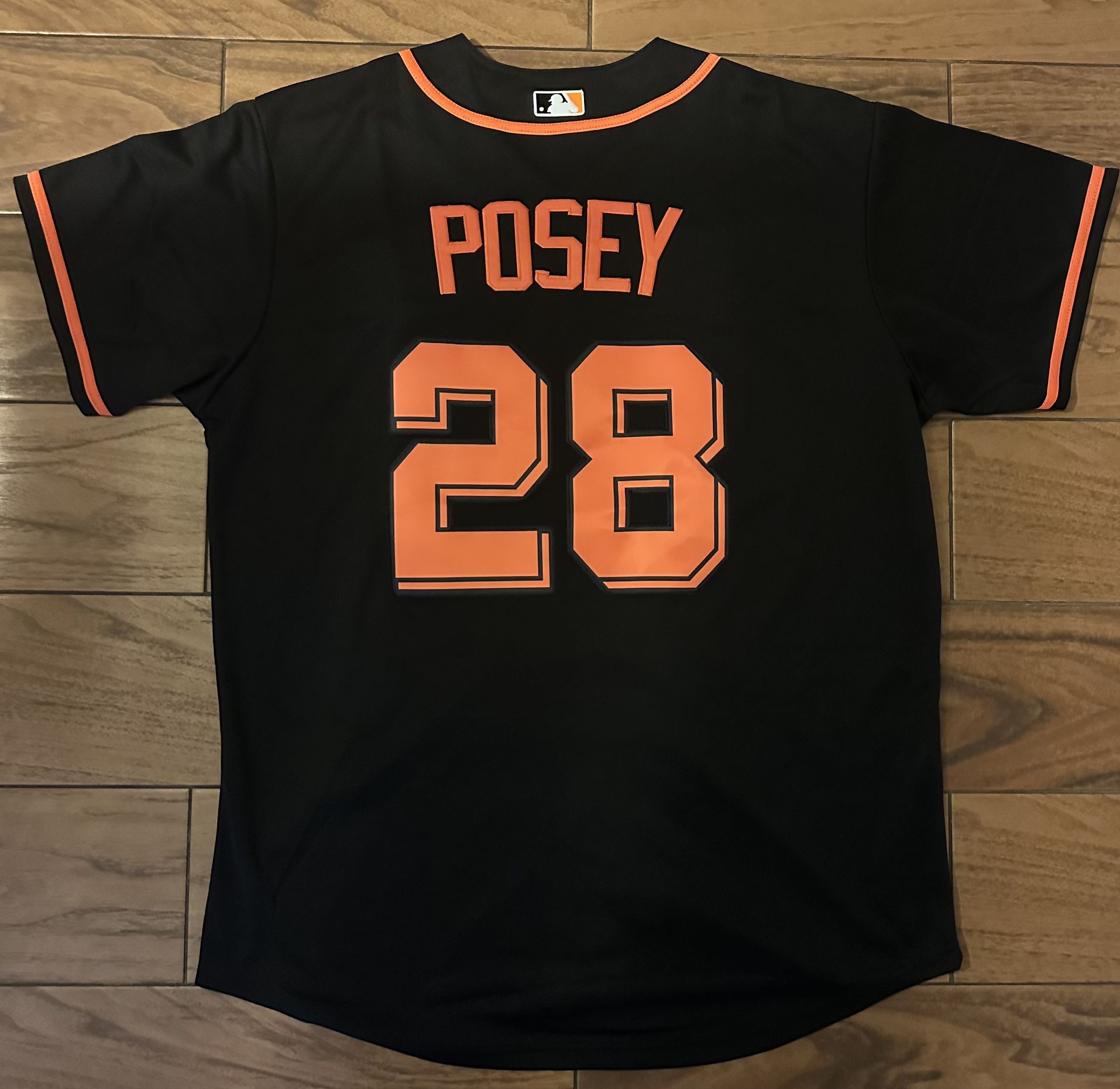 Giants Posey Black Jersey 28