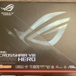 ASUS X570 ROG Crosshair VIII Dark Hero AM4 AMD ATX Motherboard