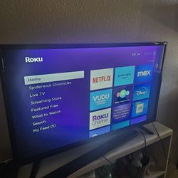 40" cobly tv, 24 insignia both come with roku and remote control
