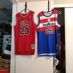  Chicago Bulls and the Washington Bullets Michael Jordan