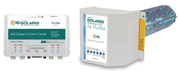 UltraVation Solaris Air Purifier with IAQ System Control Center