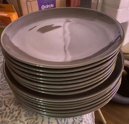 plate set 8 large 8 salad asking  30 for all 