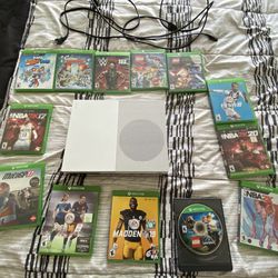 Xbox One S With 13 Disc Games | NO CONTROLLER