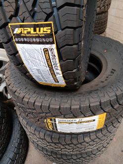 New set of tires aplus all terrain 265 75 16 lt