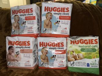 Huggies 3 Pack Wipes