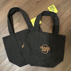Trader Joes Totes Black | Purple Available