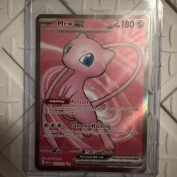 (Bubblegum) Mew ex - 193/165 Scarlet & Violet 151 Ultra Rare Full Art Holo